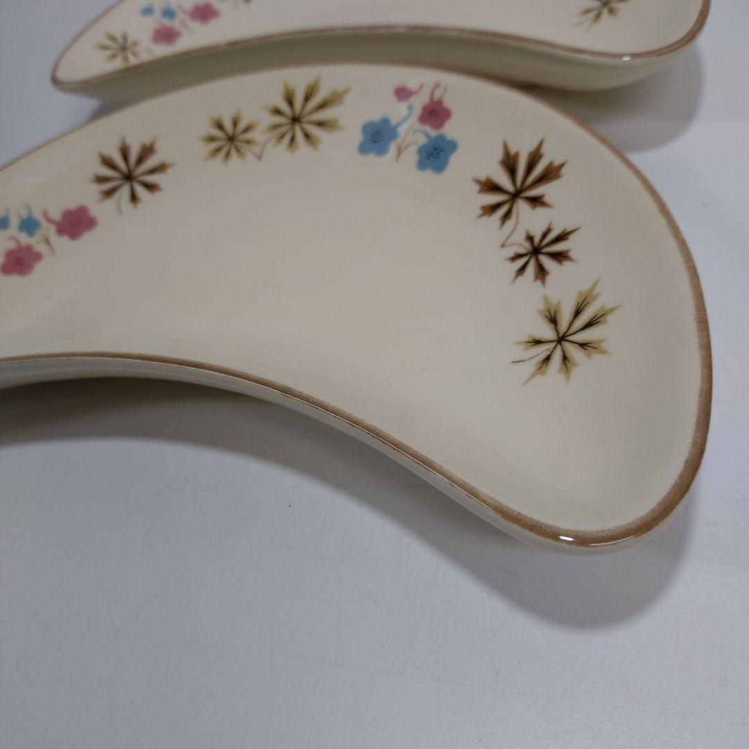 FRANCISCAN/フランシスカン　三日月プレート　　3枚セット　USA　美品