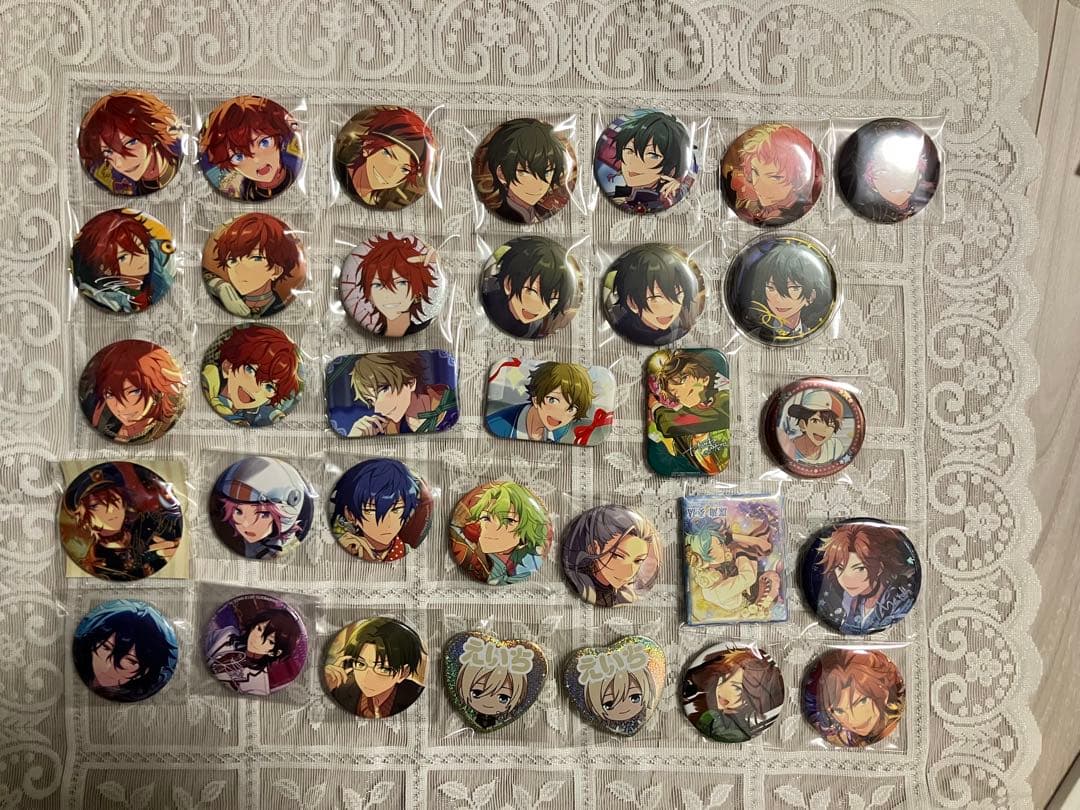 あんスタ 缶バッジ 乱凪砂 巴日和 鳴上嵐 天城燐音　天城一彩 朔間凛月