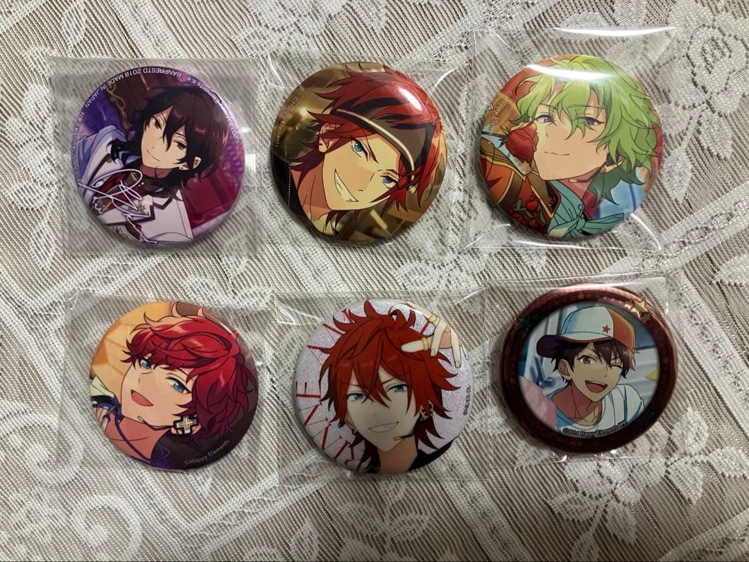 あんスタ 缶バッジ 乱凪砂 巴日和 鳴上嵐 天城燐音　天城一彩 朔間凛月