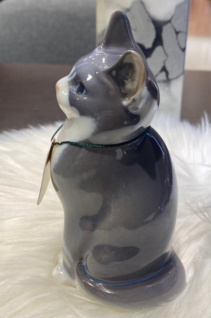 ✨ロイヤルコペンハーゲン 猫 1993 置物✨陶器フィギュリン