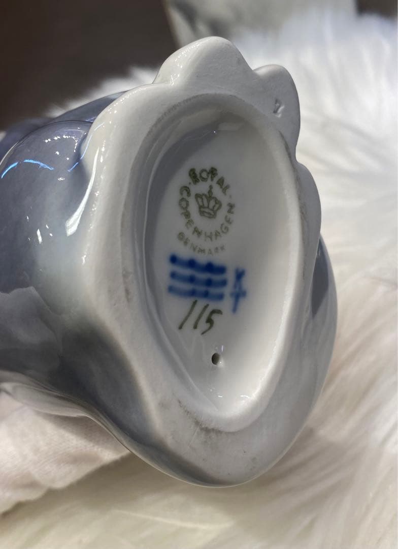 ✨ロイヤルコペンハーゲン 猫 1993 置物✨陶器フィギュリン