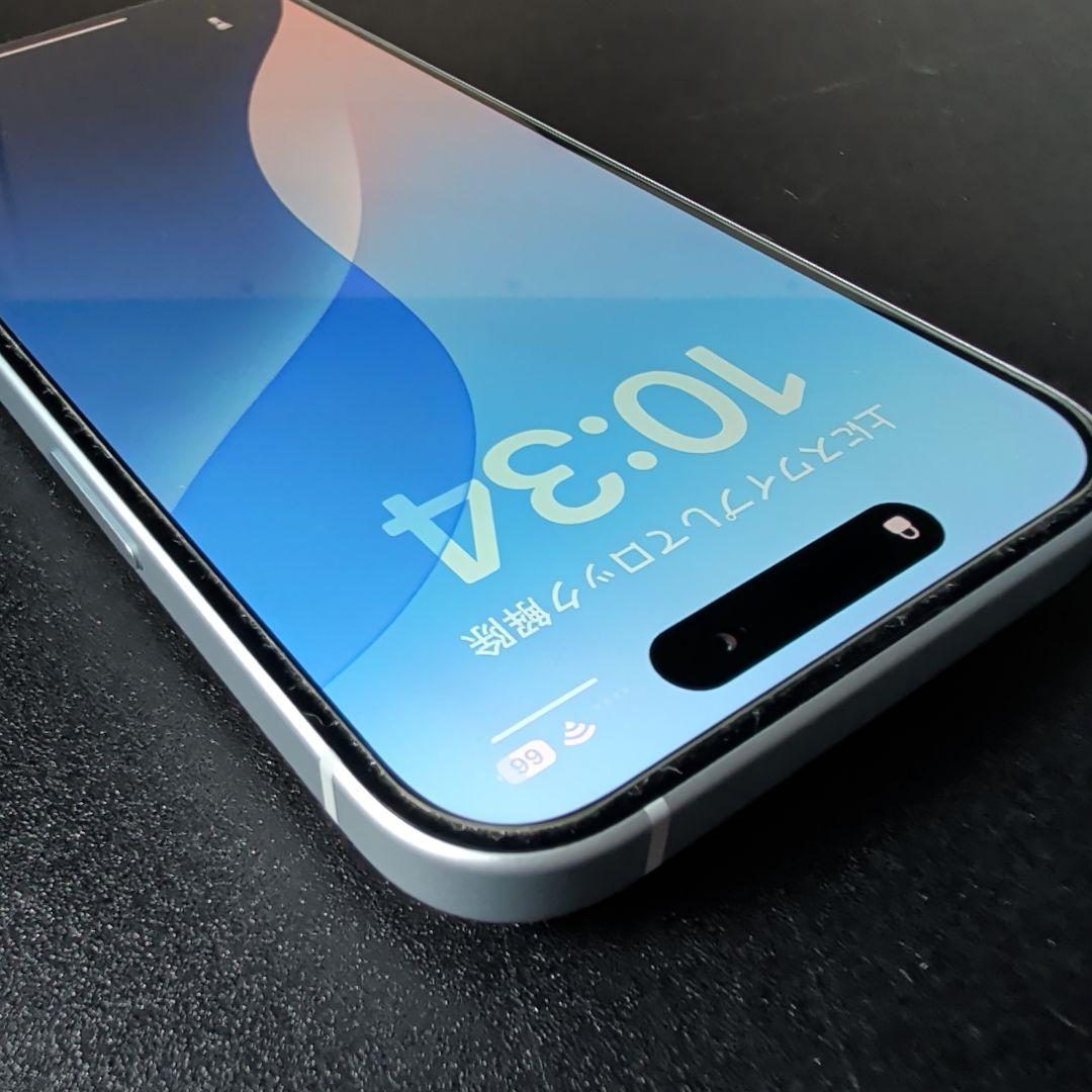 美品 Apple iPhone 15 128GB ブルー SIMフリー