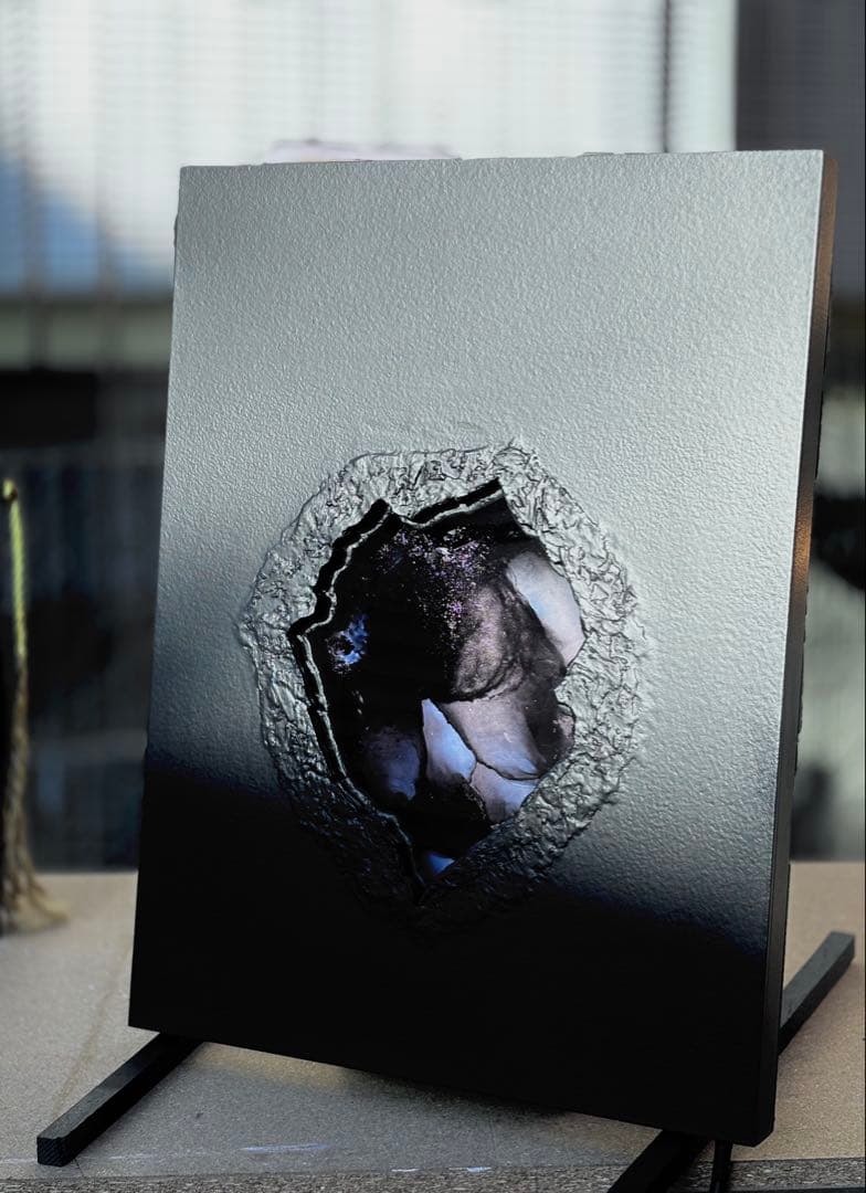 壁掛け照明　深海　60×45cm ABYSS 一点物インテリア　空間標本　モダン