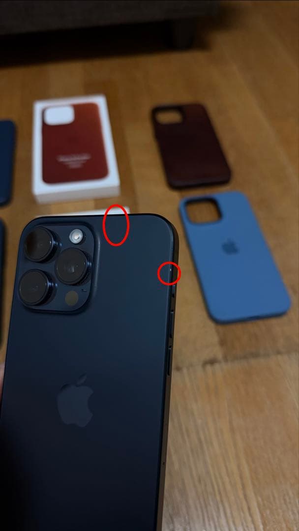 IPhone 15 Pro Max 256GB+ガラスフィルム+ ケース9個