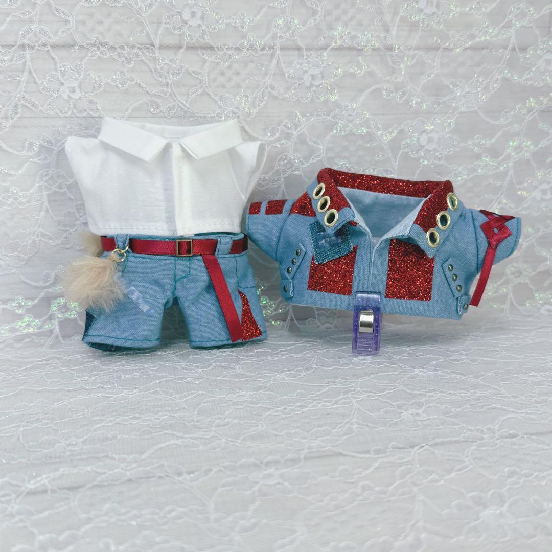 moco様　はぴぬい　Travis Japan ぬい服　デニムコーデ