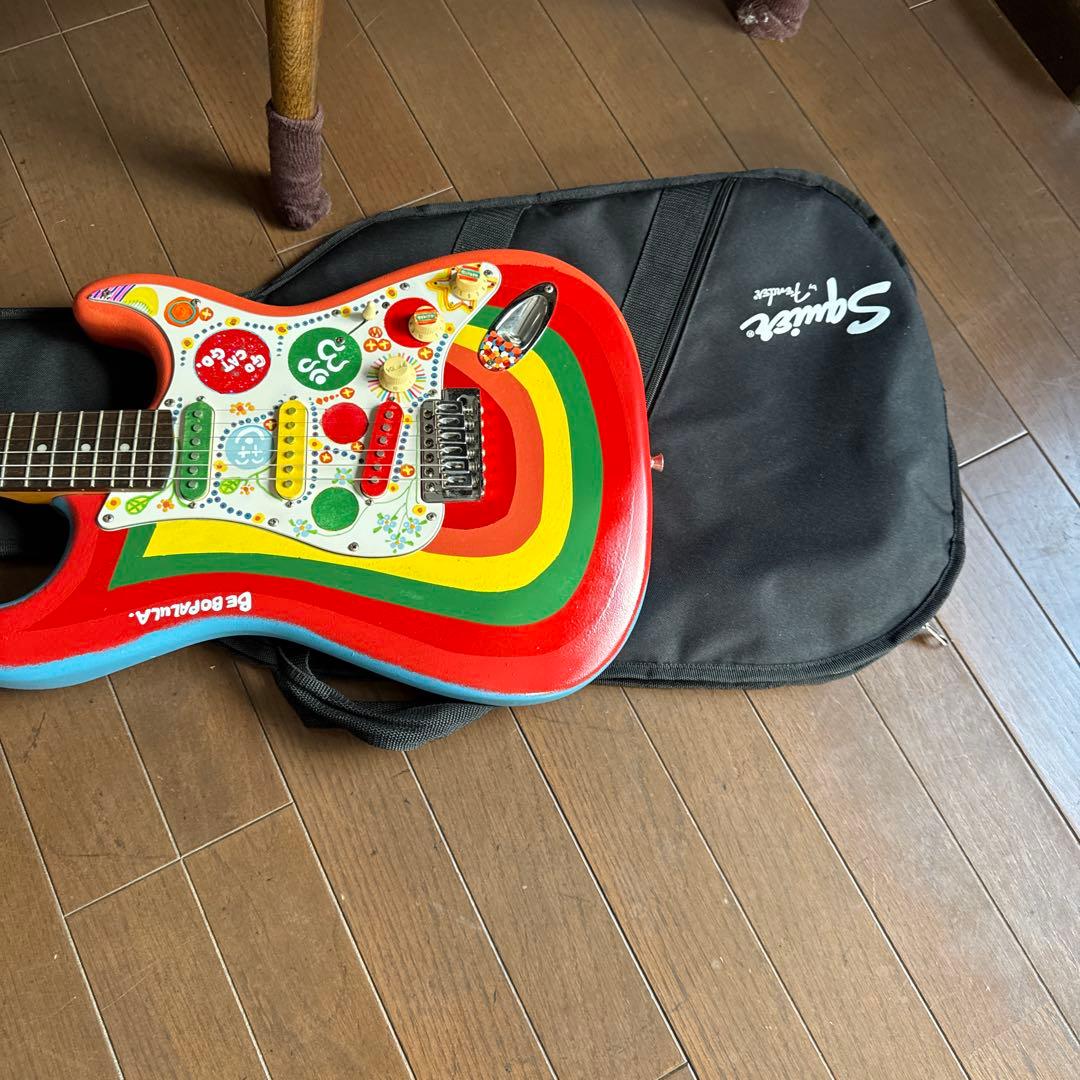 フェンダーストラトタイプ　ビートルズのジョージロッキー風ギター動作良好弾きやすい