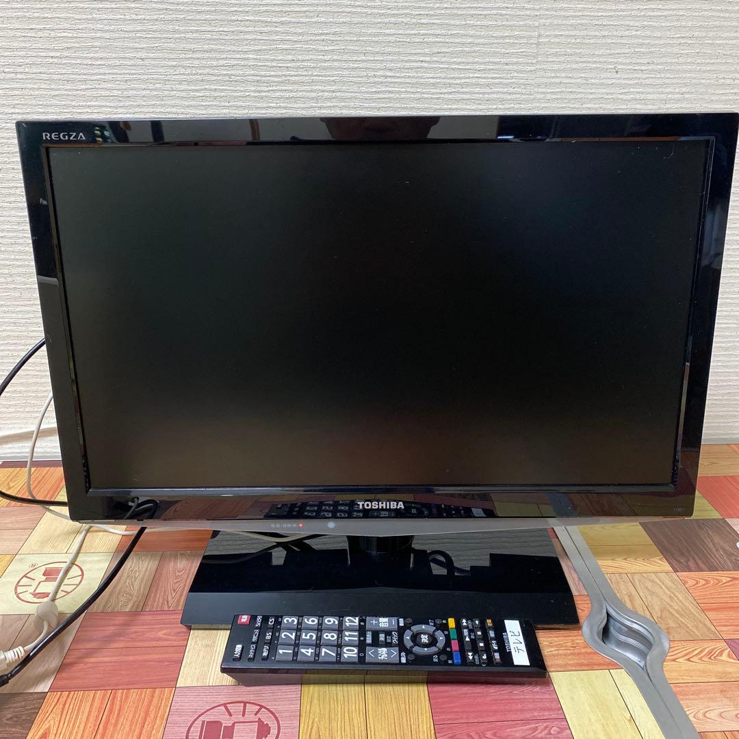 液晶テレビ&室内アンテナ／TOSHIBA19V REGZA 19B5 リモコン有