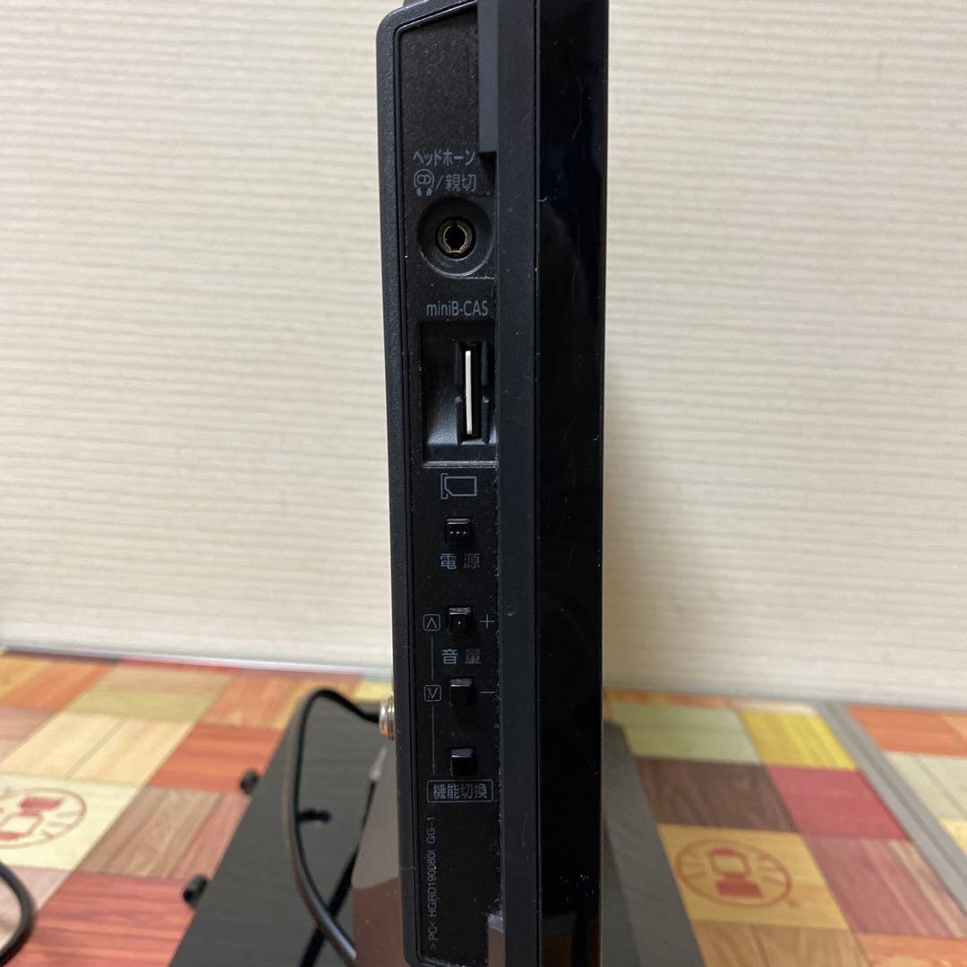 液晶テレビ&室内アンテナ／TOSHIBA19V REGZA 19B5 リモコン有