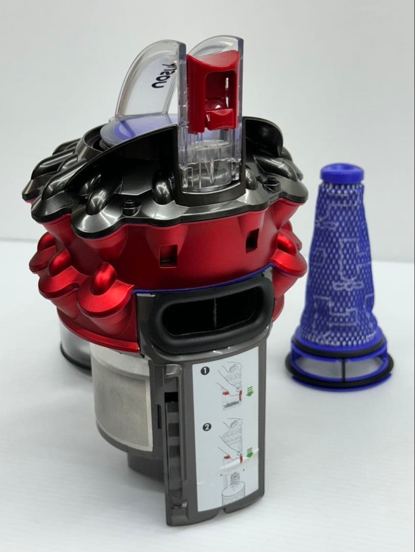 美品　赤　CY29 ダイソン　掃除機　クリアビン　ダストケース　カップ　ボックス