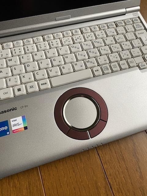 レッツノートCF-SV2 シルバーダイアモンド 天板ホイールパッドカスタム