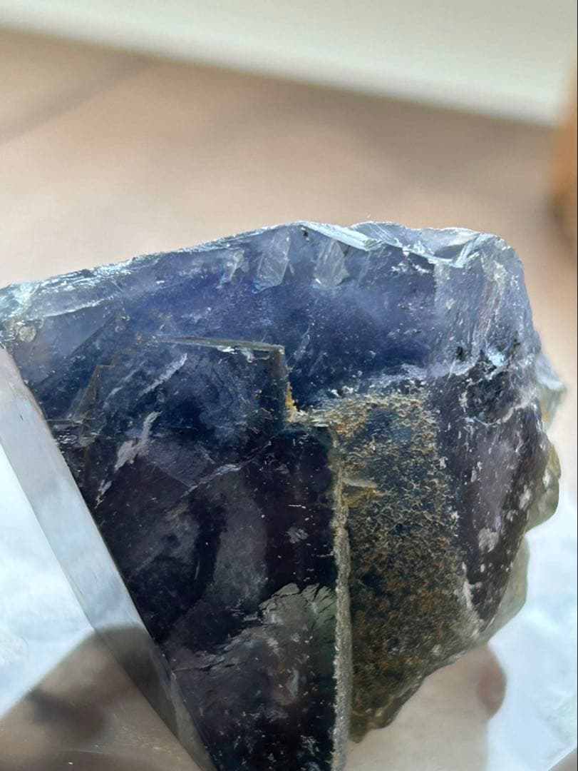 中国産｜黄金を宿すキューブ パイライト共生フローライト 121g