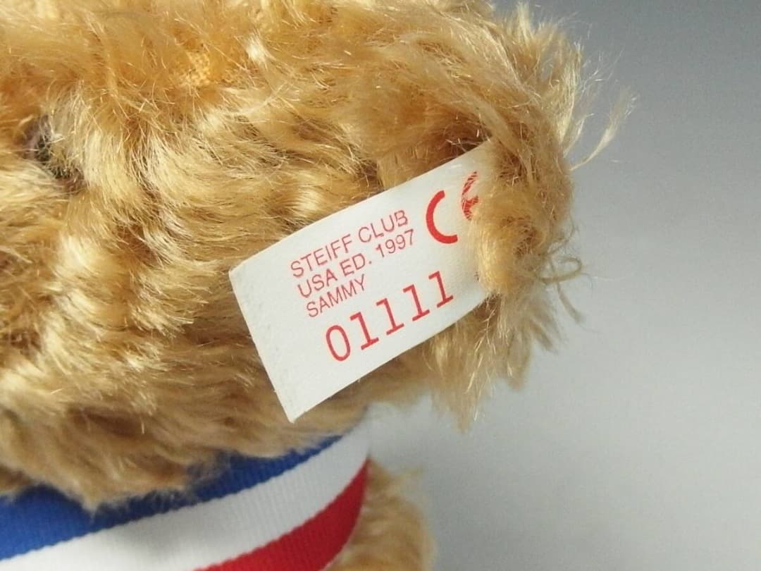 Steiffシュタイフ テディベア Sammi CINNAMON 25 白色タグ