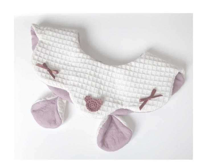 ハンドメイドスタイ　くまみみセーラースタイ　tktmhs様