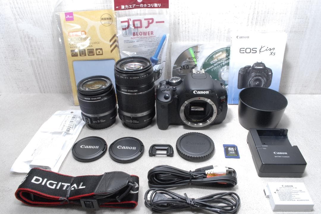 ✨Canon EOS Kiss X5✨ ダブルズーム バリアングル液晶 初心者