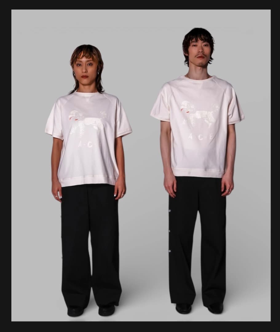 osolo Connection raglan tee【ACE(white)】S