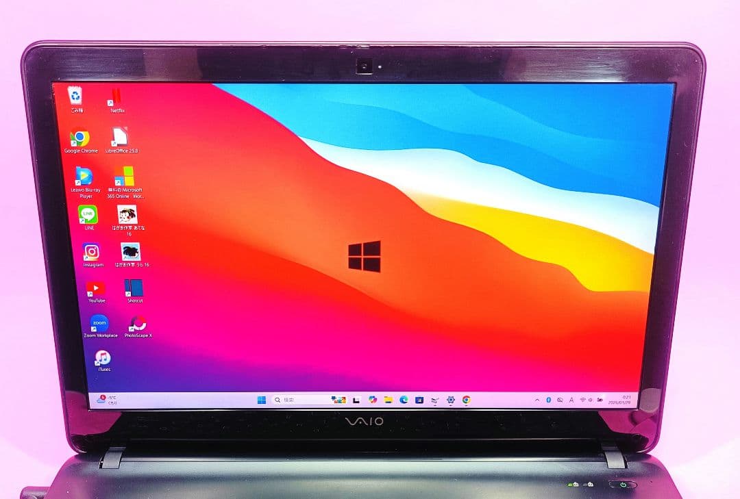 VAIO✨ブルーレイ✨SSD128✨1TB✨i7✨8GB✨カメラ付ノートパソコン