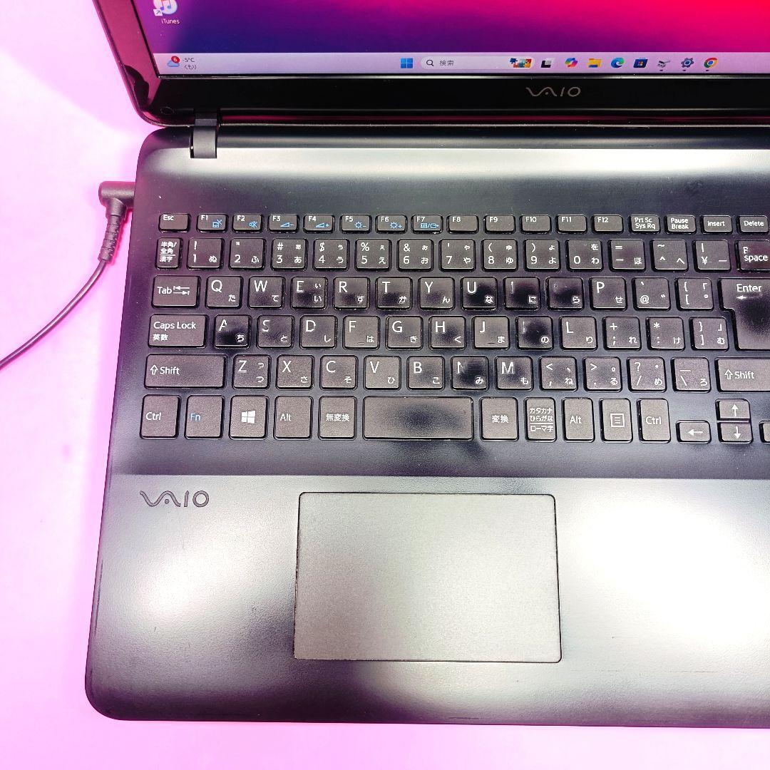 VAIO✨ブルーレイ✨SSD128✨1TB✨i7✨8GB✨カメラ付ノートパソコン