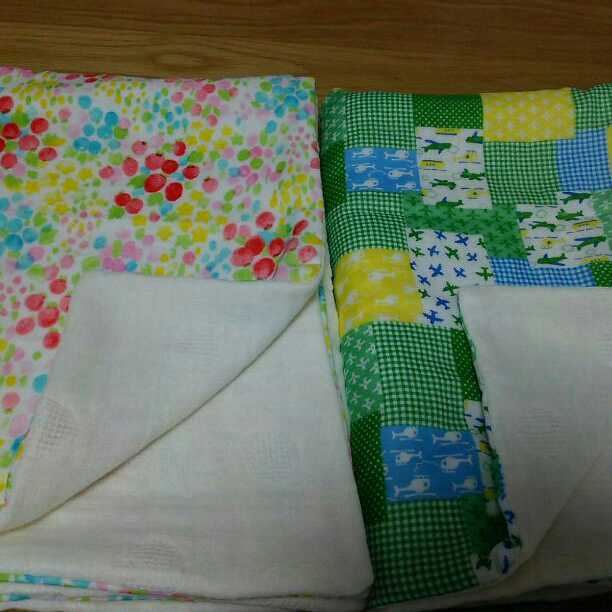 ひー！！ガーゼブランケット