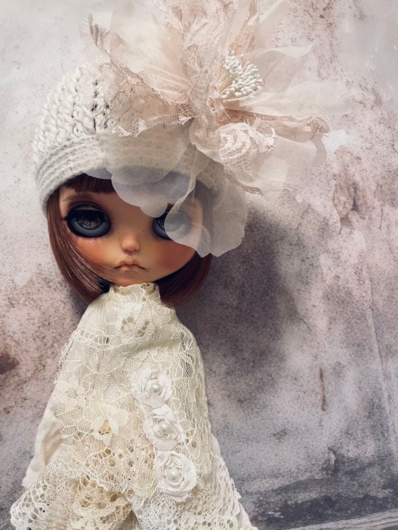 カスタム アイシードール ウィッグ タン肌女の子 アウトフィット付属