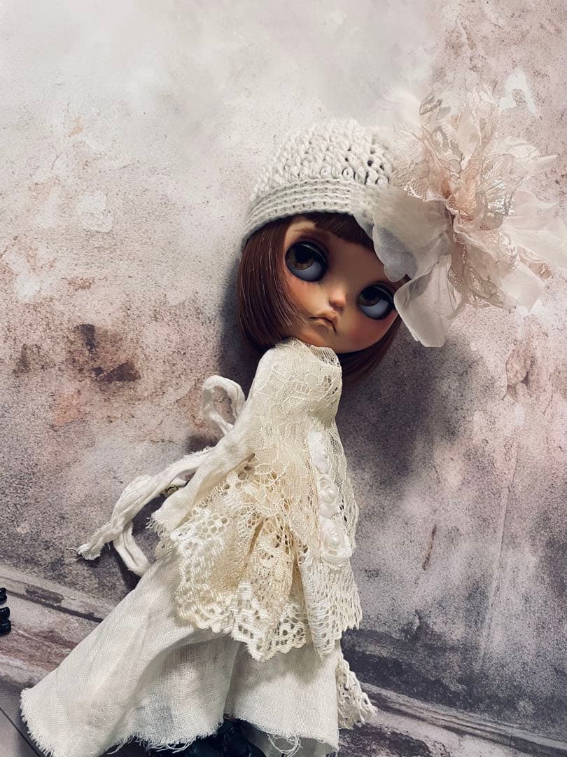 カスタム アイシードール ウィッグ タン肌女の子 アウトフィット付属