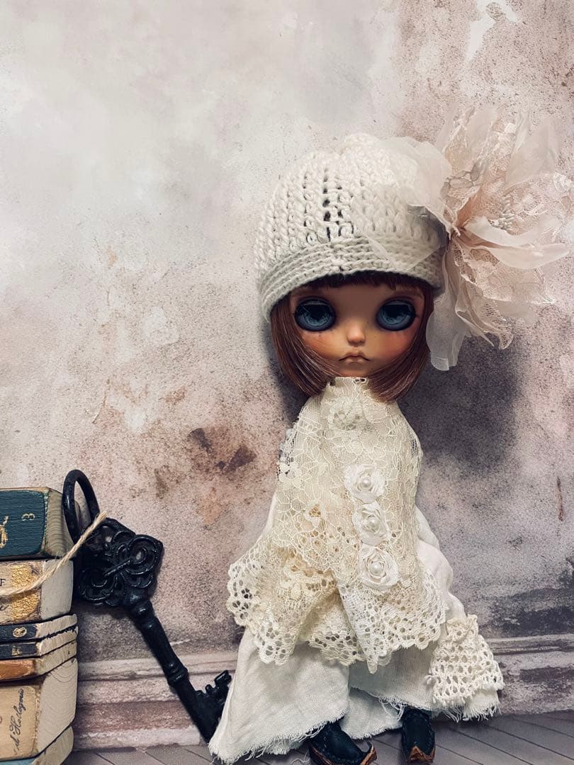 カスタム アイシードール ウィッグ タン肌女の子 アウトフィット付属