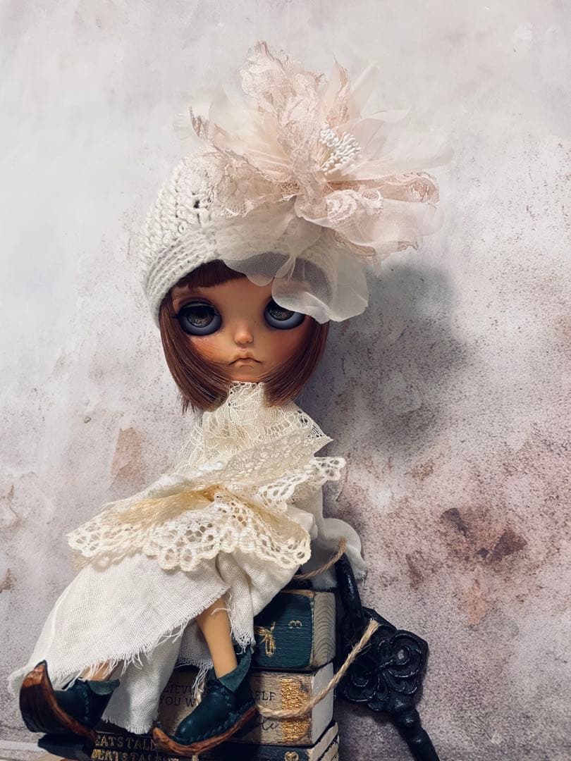 カスタム アイシードール ウィッグ タン肌女の子 アウトフィット付属