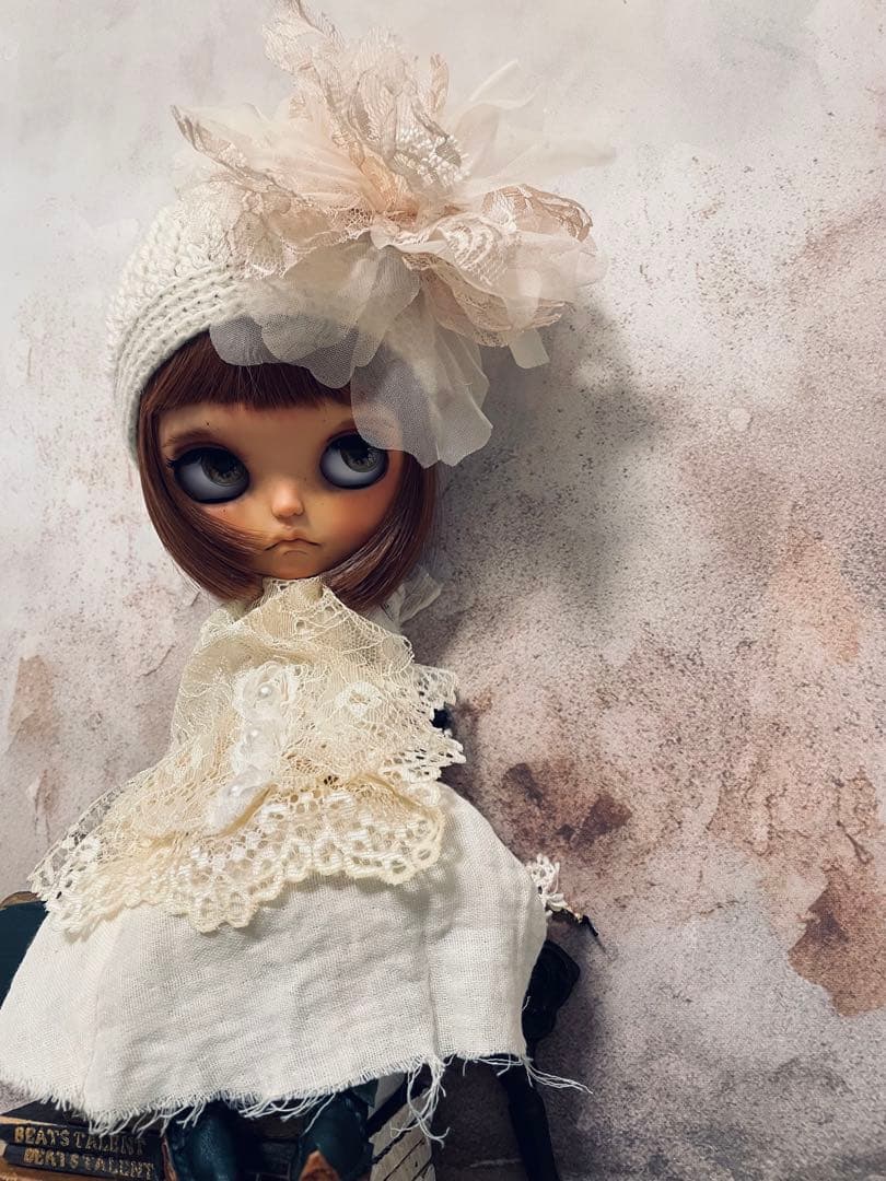 カスタム アイシードール ウィッグ タン肌女の子 アウトフィット付属