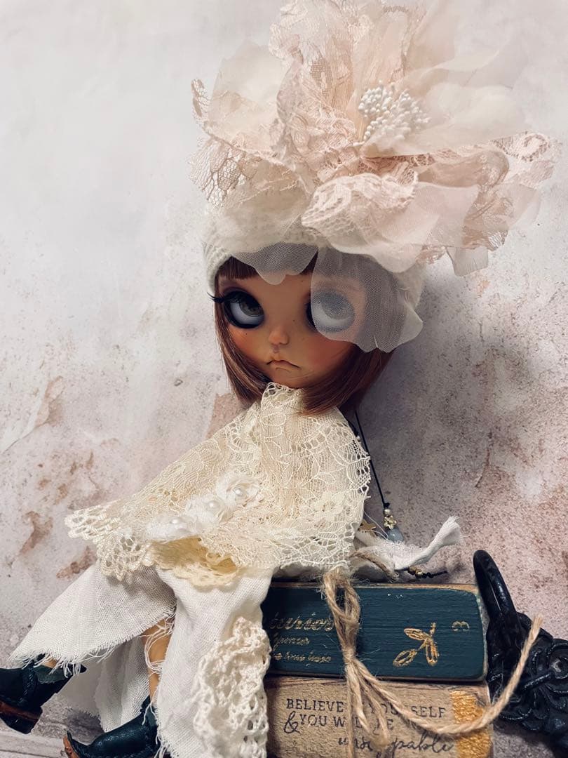 カスタム アイシードール ウィッグ タン肌女の子 アウトフィット付属