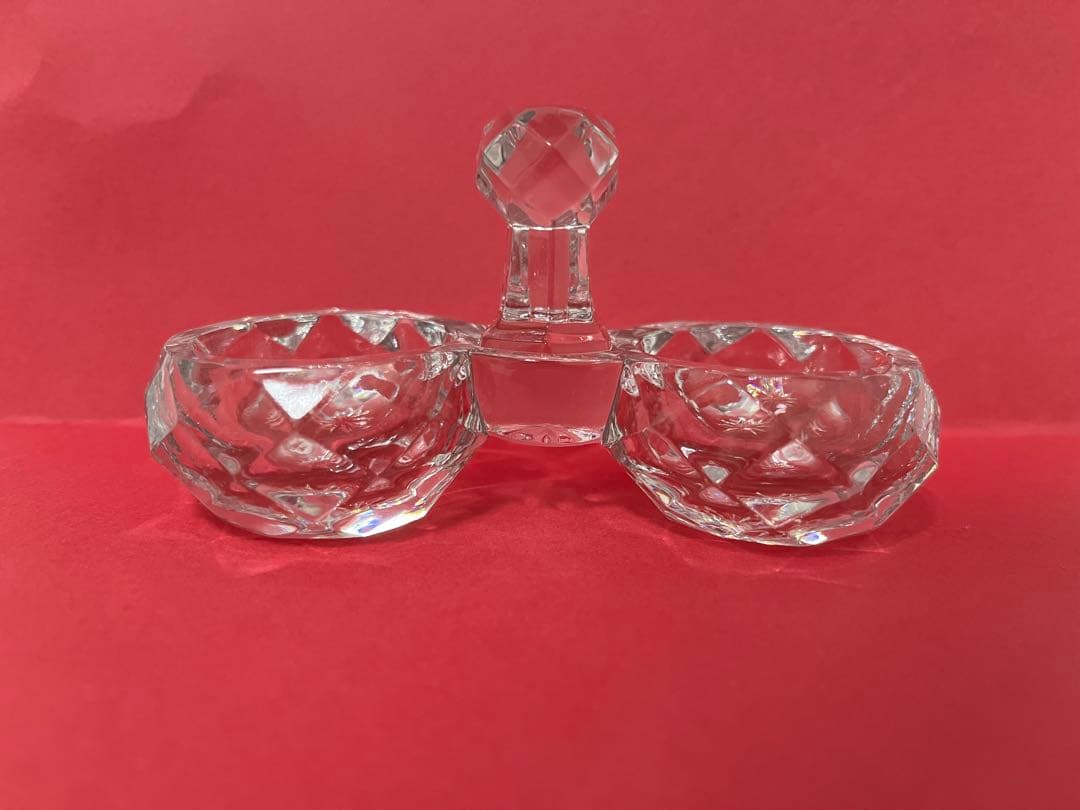 【希少】アンティーク★美品オールドバカラ★ソルト＆ペッパー 調味料入れ