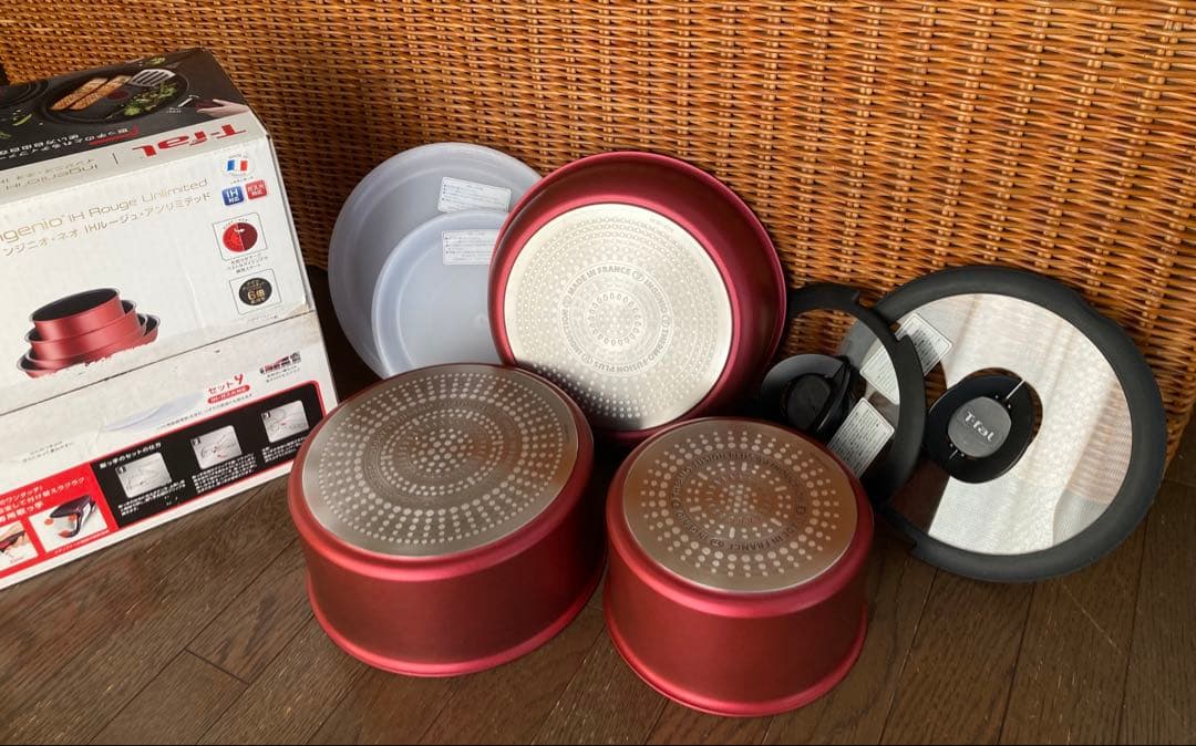 【未使用】ティファール インジニオ・ネオ IHルージュ・アンリミテッド9♬訳あり