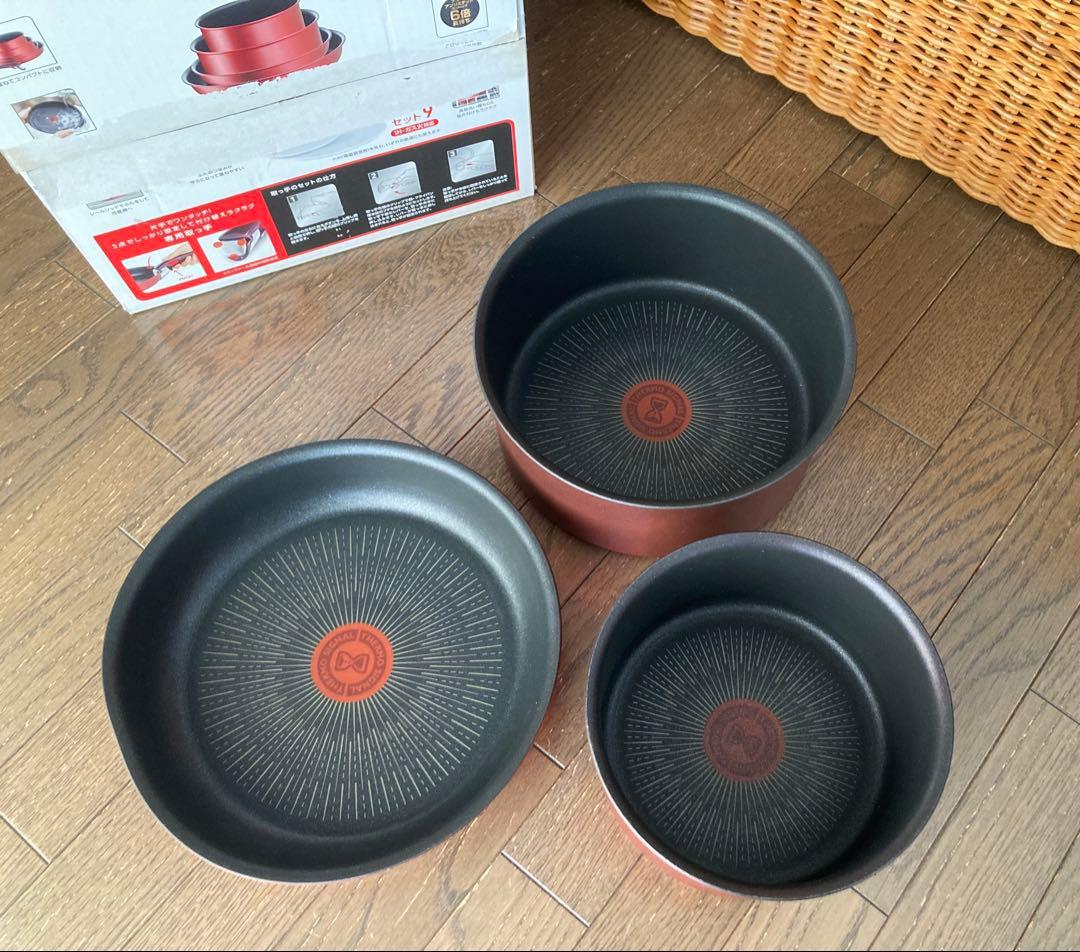 【未使用】ティファール インジニオ・ネオ IHルージュ・アンリミテッド9♬訳あり