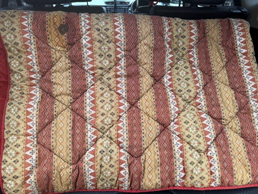 ふぅ。コタツ布団