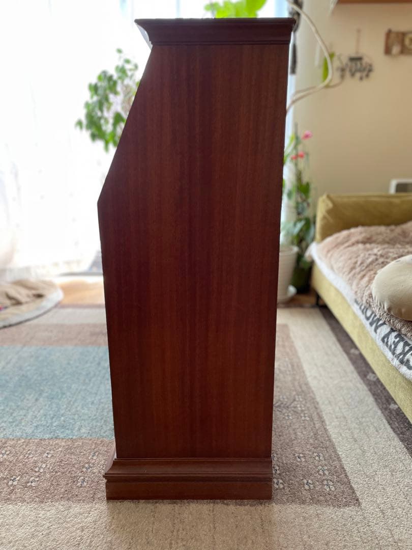 マルニ木工　天然木　机　ライティングビューロー　レトロ　アンティーク