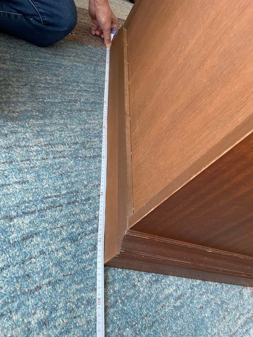 マルニ木工　天然木　机　ライティングビューロー　レトロ　アンティーク