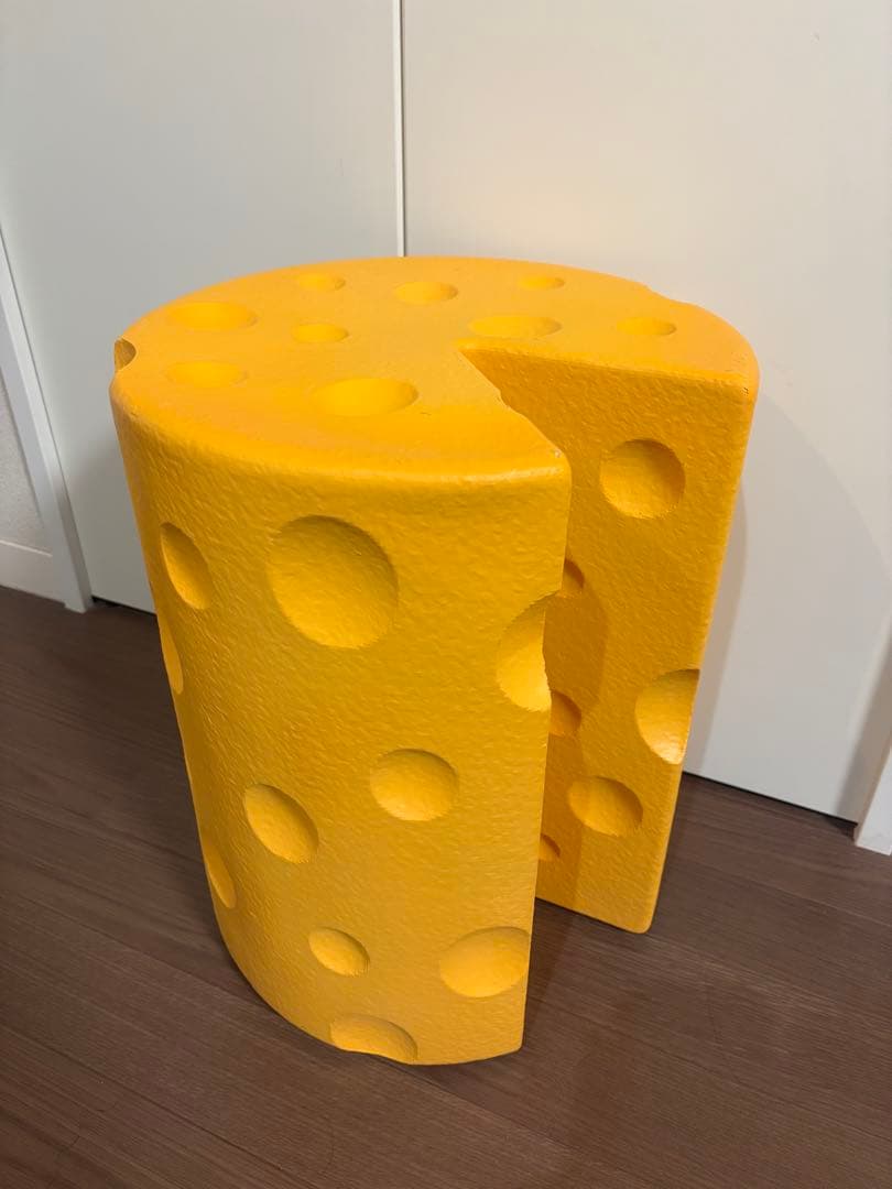 【ミッドセンチュリー・期間限定値下げ〜26日まで】チーズ型　スツール　イス