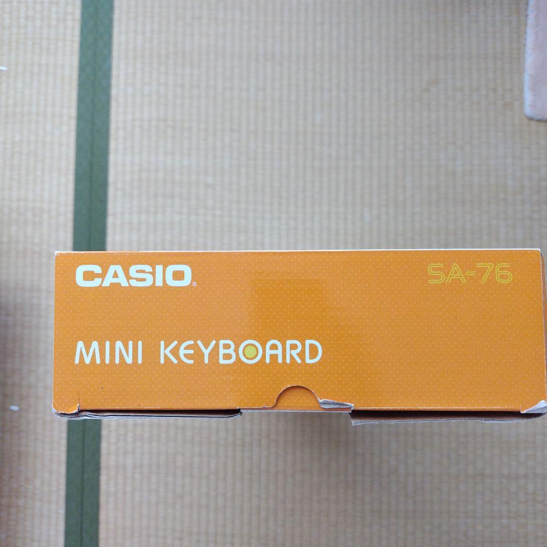 【動作確認済】CASIO SA-76 ミニキーボード ACアダプター付き