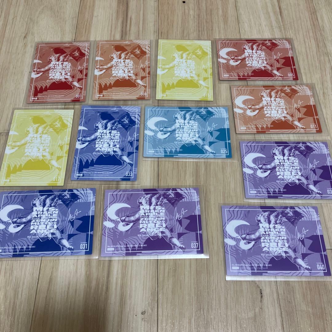 Mrs. GREEN APPLE フォトカード　ゼンジン　リライアンス