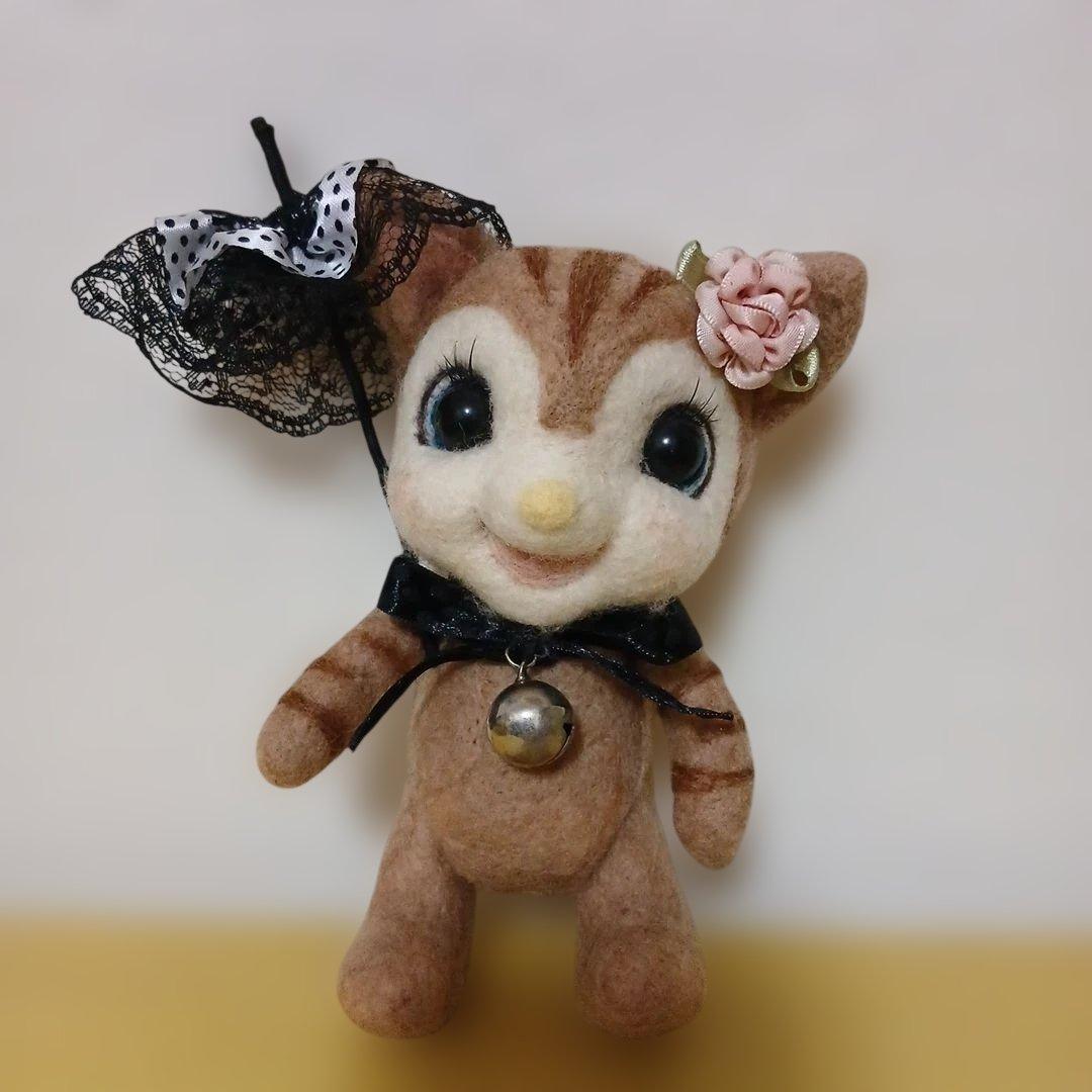 作家様　羊毛フェルト　ネコ