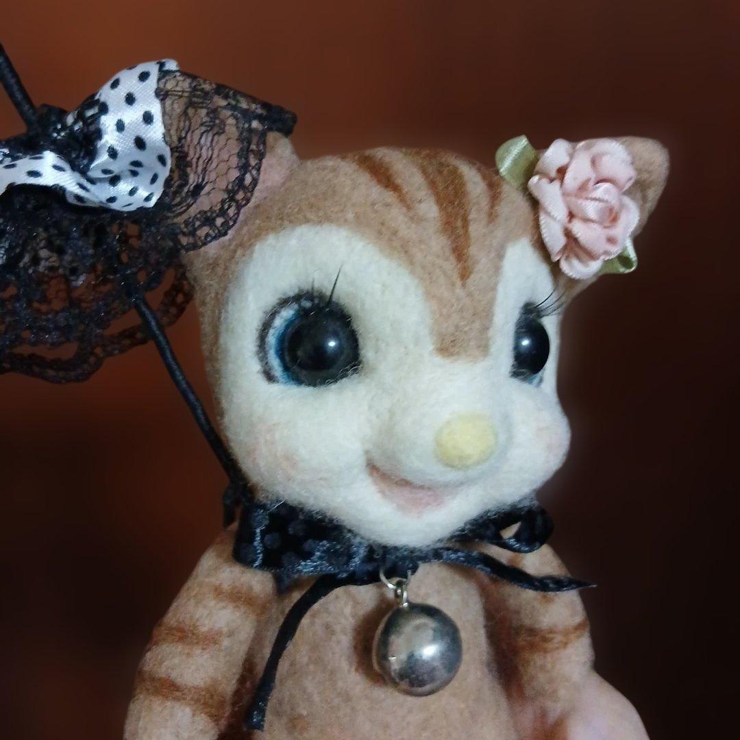 作家様　羊毛フェルト　ネコ