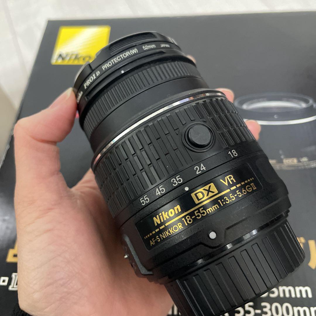 Nikon D5500 ダブルズームキット BLACK＋単焦点 広角レンズ