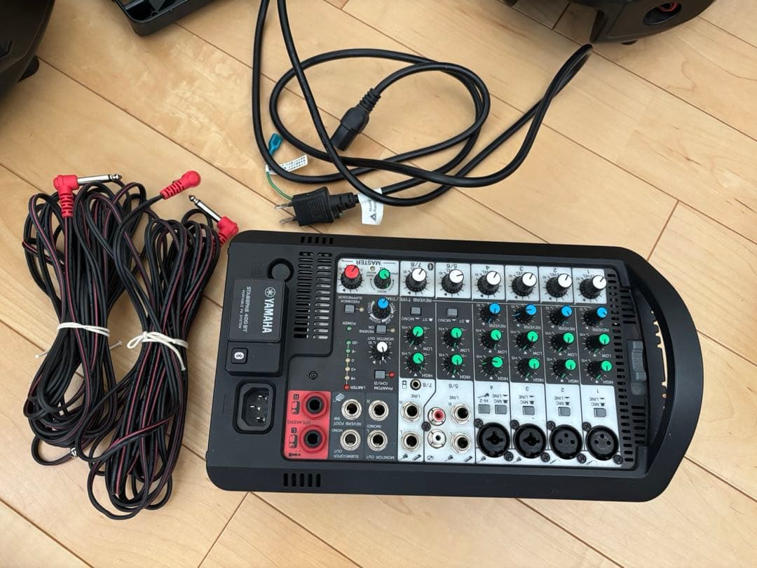 YAMAHA STAGEPAS 400BT スタンド2本、マイク、マイクスタンド