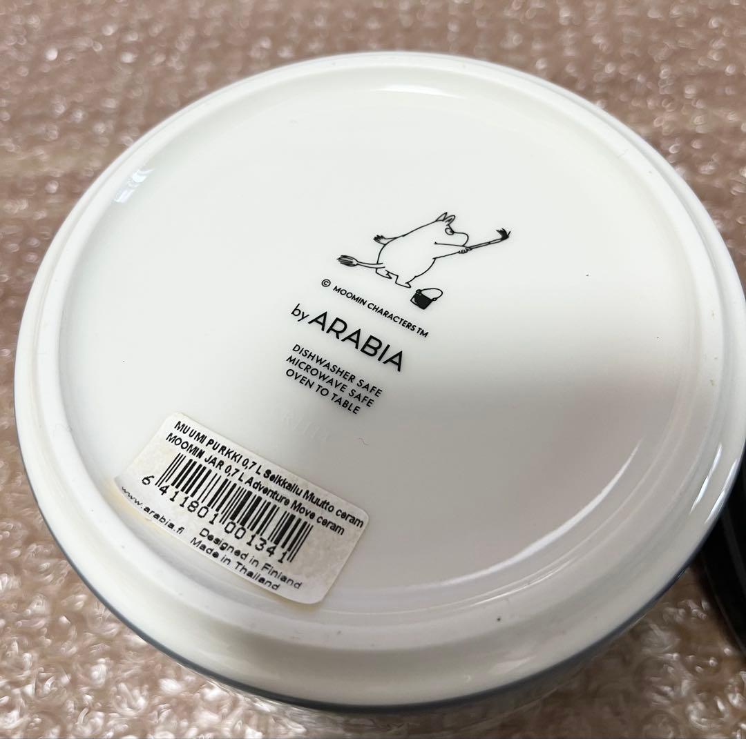 美品終売　アラビアARABIA ムーミン0.7Lジャー