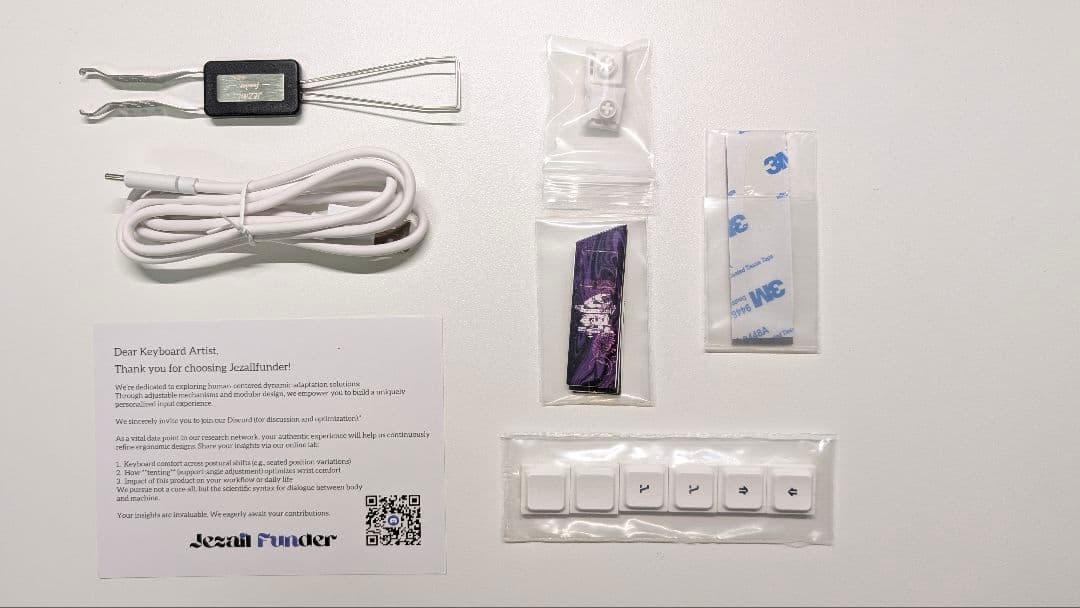 Cornix 分割キーボード シルバ・ホワイト