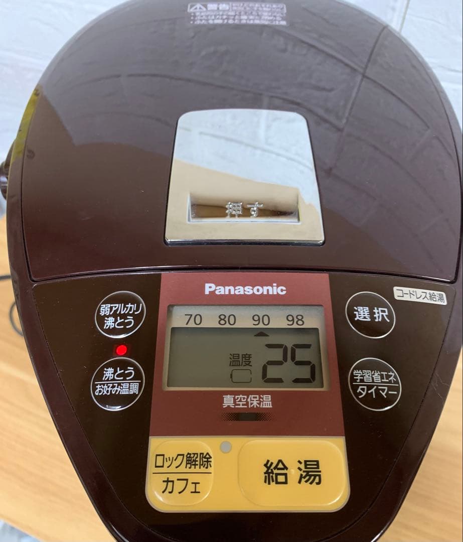 極美品♪Panasonic パナソニック電気ポット3.0L NC-SU304-T