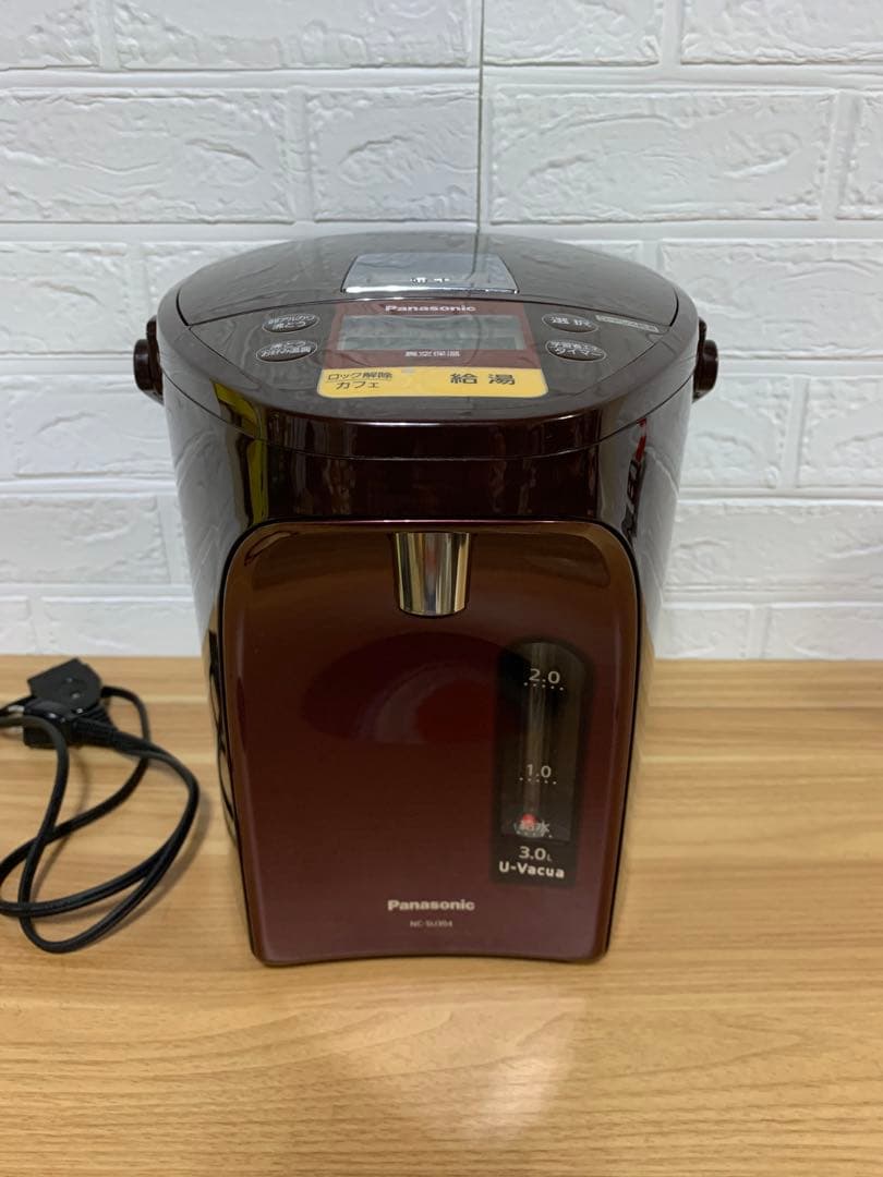 極美品♪Panasonic パナソニック電気ポット3.0L NC-SU304-T