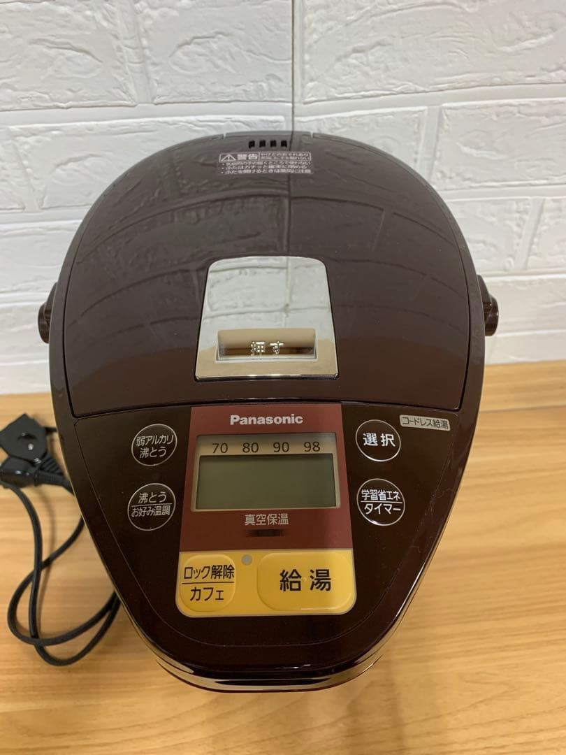 極美品♪Panasonic パナソニック電気ポット3.0L NC-SU304-T