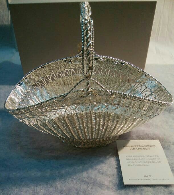 銀座和光　シルバーバスケット