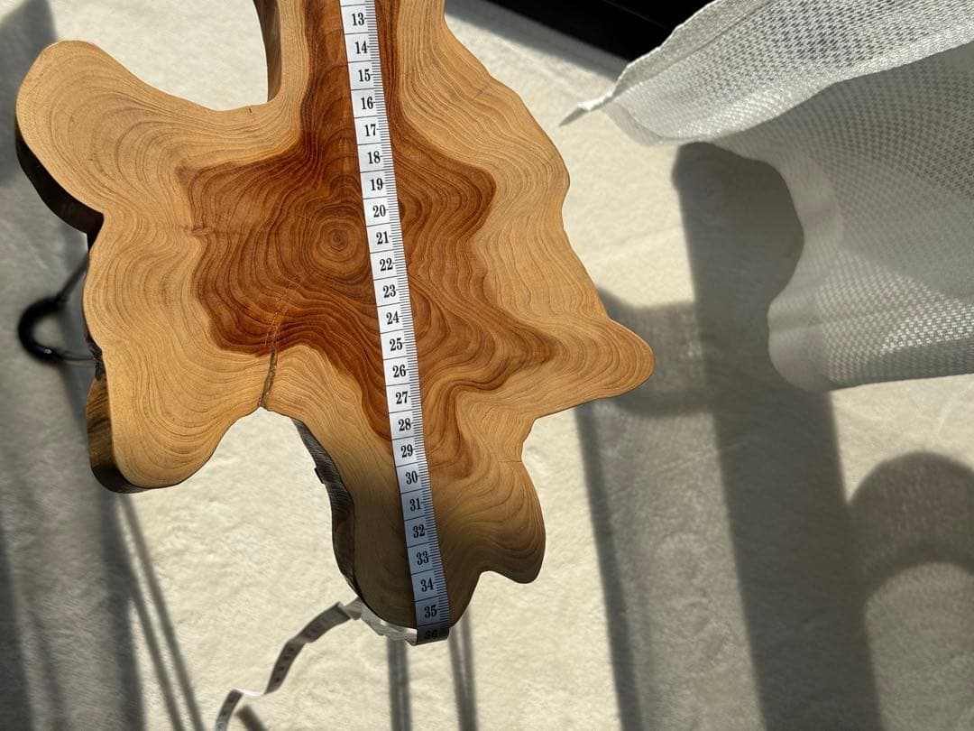 ミニ　コーヒーテーブル　サイドテーブル　一枚板(k019)一点もの