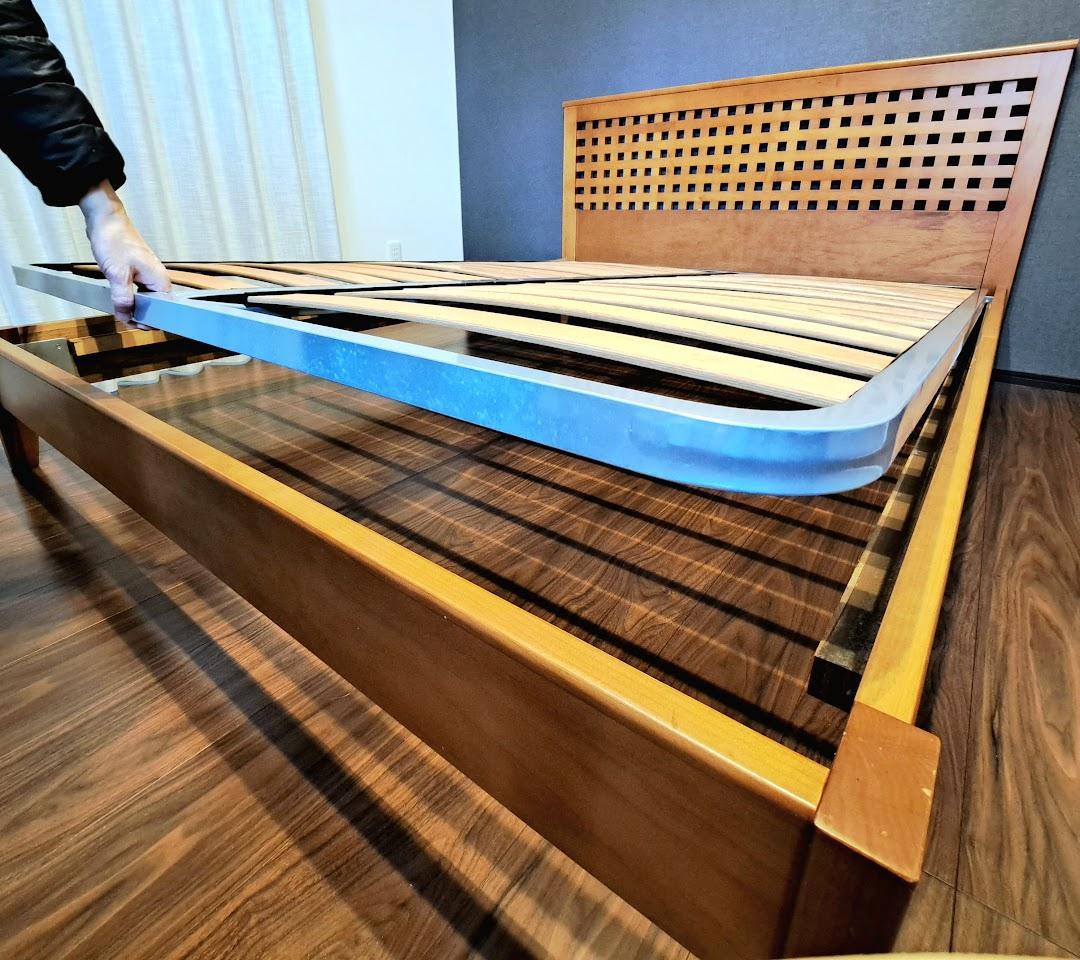 フランスベッド【新品】マットレス銀イオン除菌+イタリア製(製湾曲スノコフレーム)