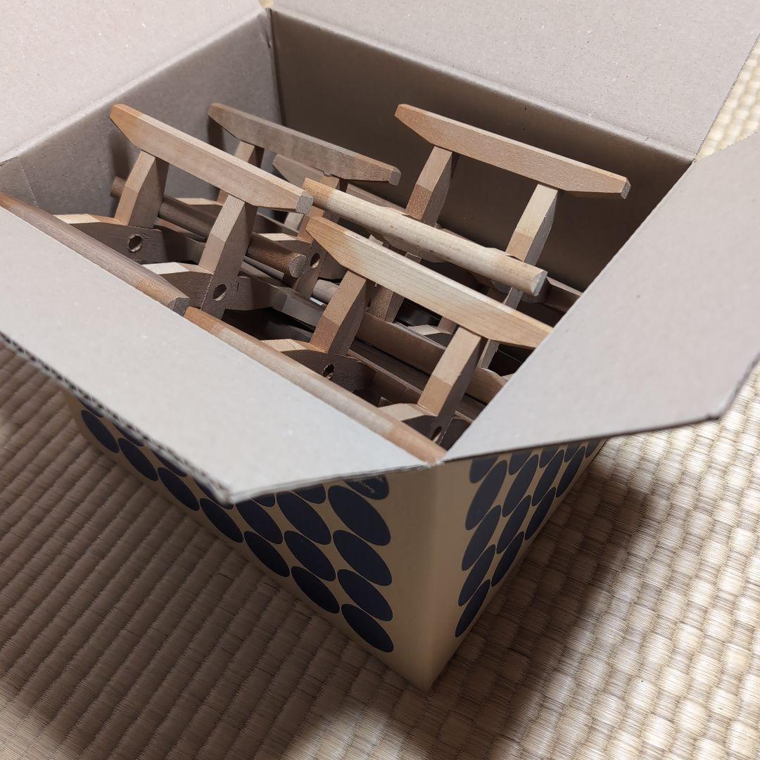 T-1005【中古品】糸枠　糸巻き枠　木製木枠小　8個